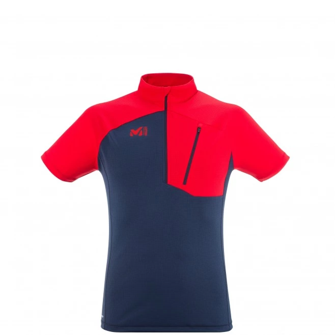 Tee-Shirt bleu marine pour homme MORPHO ZIP SS M 1 Tee-Shirt bleu marine pour homme MORPHO ZIP SS M