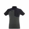 Tee-Shirt gris pour homme MORPHO ZIP SS M