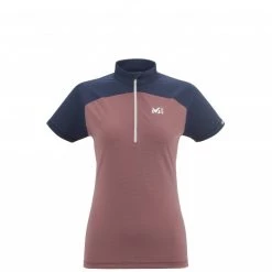 Tee-Shirt violet pour femme MORPHO ZIP SS W
