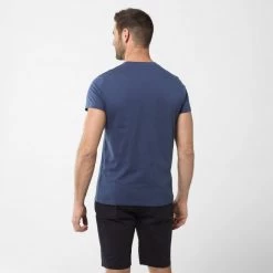 Tee-Shirt bleu marine pour homme SCRIPT TS SS M -Vêtements et Equipements Soldes miv9038 7317 2 script ts ss m saphir 1