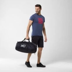 Tee-Shirt bleu marine pour homme SCRIPT TS SS M -Vêtements et Equipements Soldes miv9038 7317 4 script ts ss m saphir 1