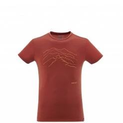 Tee-Shirt marron pour homme BLURRY MOUNTAINS TS SS M