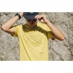 Tee-Shirt marron pour homme BLURRY MOUNTAINS TS SS M -Vêtements et Equipements Soldes miv9056 4330 10 tee shirt manches courtes homme vert blurry mountains ts ss m