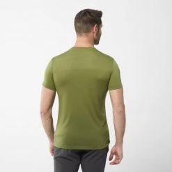 Tee-Shirt kaki pour homme BLURRY MOUNTAINS TS SS M -Vêtements et Equipements Soldes miv9056 9412 2 blurry mtn ts m fern 1