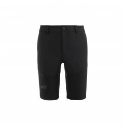 Short de randonnée noir pour homme WANAKA STRETCH SHORT II M