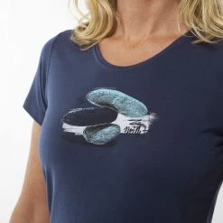Tee-Shirt bleu marine pour femme STONE HARMONY TS SS W -Vêtements et Equipements Soldes miv9076 7317 3 stone hrny ts w saphir 1