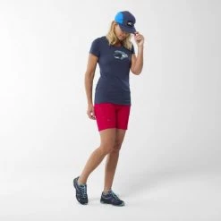 Tee-Shirt bleu marine pour femme STONE HARMONY TS SS W -Vêtements et Equipements Soldes miv9076 7317 5 stone hrny ts w saphir 1