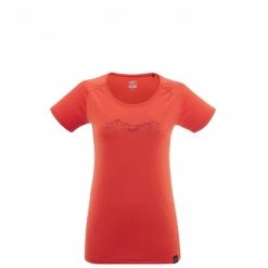 Tee-Shirt orange pour femme HAZY MOUNTAINS TS SS W