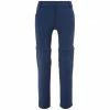 Pantalon de trekking bleu marine pour femme TREKKER STR ZIPOFF P III W