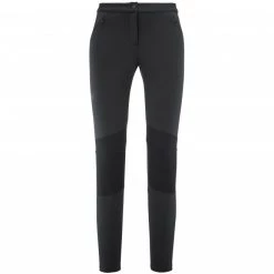 Pantalon stretch de trekking noir pour femme TREKKER