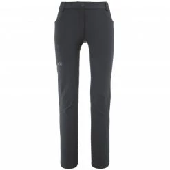 Pantalon de trekking noir pour femme TREKKER STRETCH