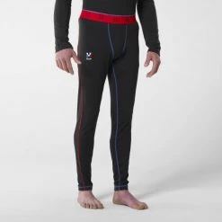 Collant thermorégulant noir pour homme TRILOGY WOOL -Vêtements et Equipements Soldes miv9188 0247 2 tri wool pt m black noir
