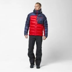 Doudoune très chaude rouge pour homme MAGMA DOWN -Vêtements et Equipements Soldes miv9199 8083 9 magma down j m rouge saphir 3