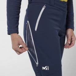 Pantalon de ski de randonnée bleu marine pour femme GEILO SHIELD II -Vêtements et Equipements Soldes miv9210 7317 4 geilo sh ii p w saphir 3