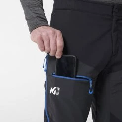 Pantalon de ski de randonnée bleu marine pour homme TOURING SHIELD II -Vêtements et Equipements Soldes miv9212 0247 4 trg sh ii p m black noir