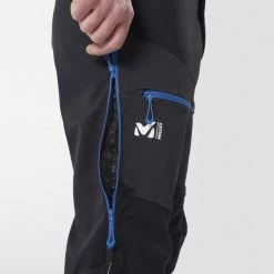 Pantalon de ski de randonnée bleu marine pour homme TOURING SHIELD II -Vêtements et Equipements Soldes miv9212 0247 5 trg sh ii p m black noir