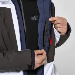 Veste imperméable - Homme - Rouge TELLURIDE JKT M -Vêtements et Equipements Soldes miv9215 4545 10 telluride jkt m white dark grey 2 1