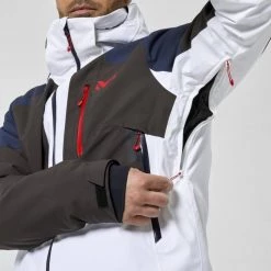 Veste imperméable - Homme - Blanc TELLURIDE JKT M 9 Veste imperméable - Homme - Blanc TELLURIDE JKT M -Vêtements et Equipements Soldes miv9215 4545 9 telluride jkt m white dark grey 2