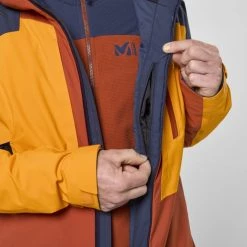 Veste de ski orange pour homme TELLURIDE -Vêtements et Equipements Soldes miv9215 9568 10 telluride jkt m kumquat rust 3