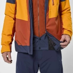 Veste de ski orange pour homme TELLURIDE -Vêtements et Equipements Soldes miv9215 9568 9 telluride jkt m kumquat rust 3