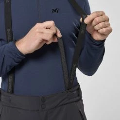 Pantalon de ski noir pour homme SNOWBASIN -Vêtements et Equipements Soldes miv9220 0247 3 snowbasin pt m black noir 3