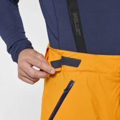 Pantalon de ski orange pour homme TELLURIDE -Vêtements et Equipements Soldes miv9222 9411 3 telluride pt m kumquat 4