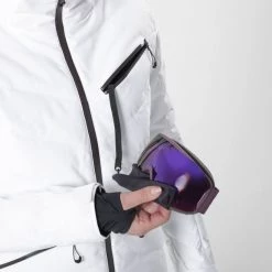 Veste de ski blanche pour femme BAQUEIRA II -Vêtements et Equipements Soldes miv9228 0020 12 baqueira ii j w white blanc 1