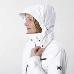 Veste de ski blanche pour femme BAQUEIRA II -Vêtements et Equipements Soldes miv9228 0020 13 baqueira ii j w white blanc 1