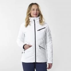 Veste de ski blanche pour femme BAQUEIRA II -Vêtements et Equipements Soldes miv9228 0020 2 baqueira ii j w white blanc 1