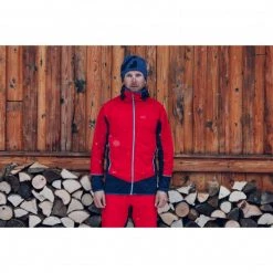 Veste coupe-vent - Homme - Vert COOLIDGE HYBRID JKT M -Vêtements et Equipements Soldes miv9239 0335 10 coolidge hy j m red rouge 1