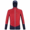Veste de ski de randonnée rouge pour homme COOLIDGE HYBRID