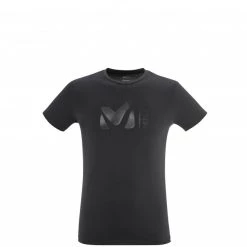 Tee-Shirt en coton biologique noir pour homme MILLET LOGO