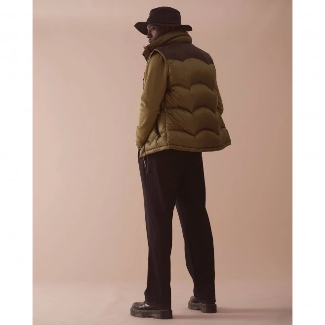 Doudoune sans manches kaki unisexe HERITAGE DOWN 3 Doudoune sans manches kaki unisexe HERITAGE DOWN – Image 3