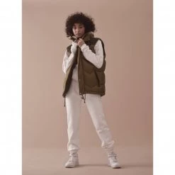 Doudoune sans manches kaki unisexe HERITAGE DOWN 9 Doudoune sans manches kaki unisexe HERITAGE DOWN -Vêtements et Equipements Soldes miv9301 9545 13 heri down vst m grove 3