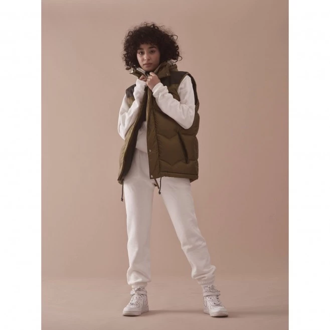 Doudoune sans manches kaki unisexe HERITAGE DOWN 5 Doudoune sans manches kaki unisexe HERITAGE DOWN – Image 5