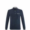 Polo en polaire bleu marine unisexe HERITAGE FLEECE