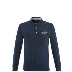 Polo en polaire bleu marine unisexe HERITAGE FLEECE