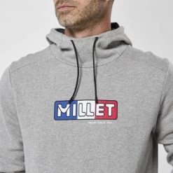 Sweat série limitée M100 gris pour homme M100 -Vêtements et Equipements Soldes miv9318 4809 3 sweat homme gris m100 sweat hoodie m 2