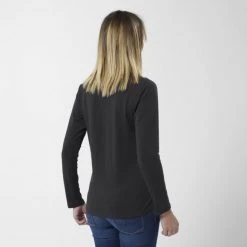 Tee-Shirt série limitée M100 noir pour femme M100 -Vêtements et Equipements Soldes miv9324 0247 2 m100 ts ls w black noir 2