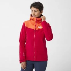 Veste GORE-TEX rouge pour femme MUNGO II GTX 2.5L JKT W -Vêtements et Equipements Soldes miv9337 9664 1 mungo ii gtx jw tango coral chrome 1