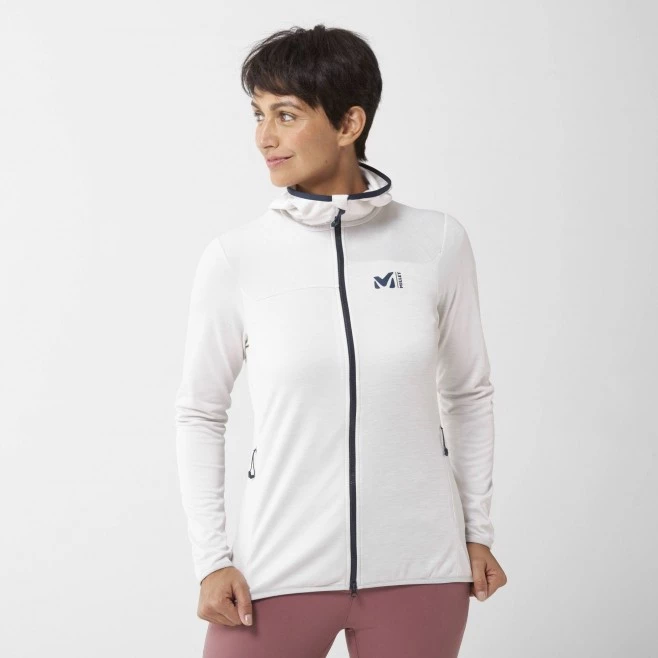 Polaire chaude rouge pour femme TWEEDY HOODIE W 2 Polaire chaude rouge pour femme TWEEDY HOODIE W – Image 2