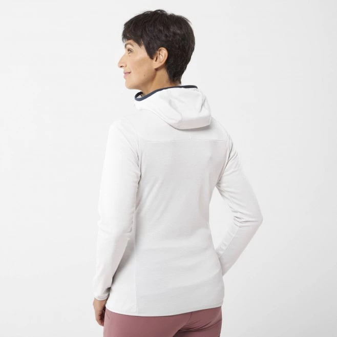 Polaire chaude rouge pour femme TWEEDY HOODIE W 3 Polaire chaude rouge pour femme TWEEDY HOODIE W – Image 3