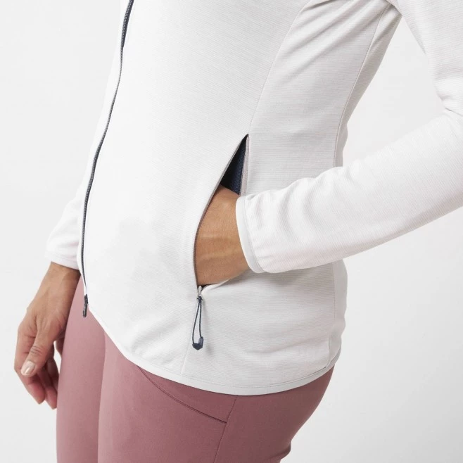 Polaire chaude rouge pour femme TWEEDY HOODIE W 4 Polaire chaude rouge pour femme TWEEDY HOODIE W – Image 4