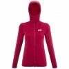 Polaire chaude rouge pour femme TWEEDY HOODIE W
