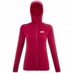 Polaire chaude rouge pour femme TWEEDY HOODIE W