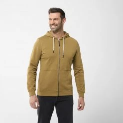 Polaire chaude kaki pour homme DIVINO FZ HOODIE M -Vêtements et Equipements Soldes miv9355 9545 1 divino fz hdiem grove 1