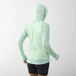 Sweat turquoise pour femme LOOP LIGHT HOODIE W -Vêtements et Equipements Soldes miv9361 9647 2 loop light hdiw beryl 1
