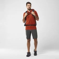 Short kaki pour homme FUSION XCS SHORT M -Vêtements et Equipements Soldes miv9370 9573 5 fusion xcs sh m dark grey black 1