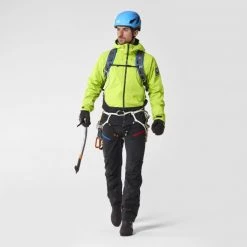 Veste GORE-TEX jaune pour homme TRILOGY LIGHTNING GTX J M -Vêtements et Equipements Soldes miv9385 6219 1 tri light j m noir acid green