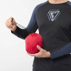 Doudoune à capuche bleu marine pour homme TRILOGY EDGE AIRCORE -Vêtements et Equipements Soldes miv9386 9036 9 tri edge air m saphir noir 1